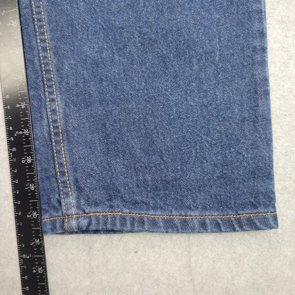 Levi's 505 Straight Leg Jeans Mens Fits 33x30 Dark Indigo Regular Fit 90s